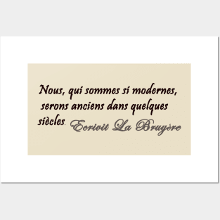 French quotes from La Bruyere Posters and Art